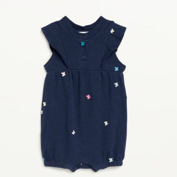 Splendid Infant Girl Rainbow Butterfly Onesie sz 6-9 m Romper One Piece - Picture 1 of 6